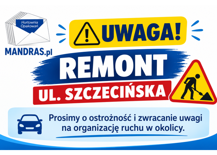 REMONT UL. SZCZECIŃSKIEJ? DO MANDRAS NADAL DOJEDZIESZ!